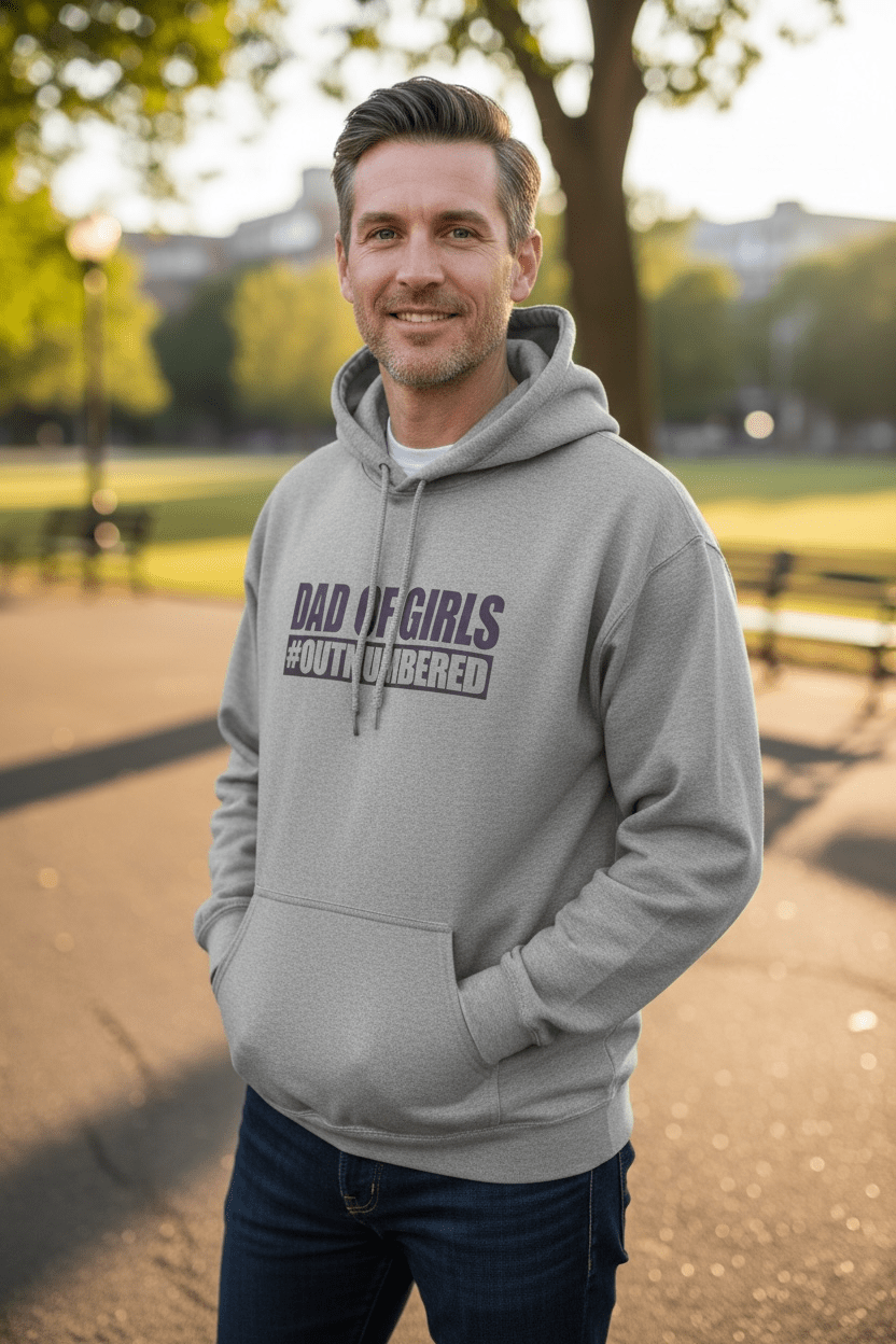 Dad of Girls™ Hoodie – Built Different - SuNise & Co