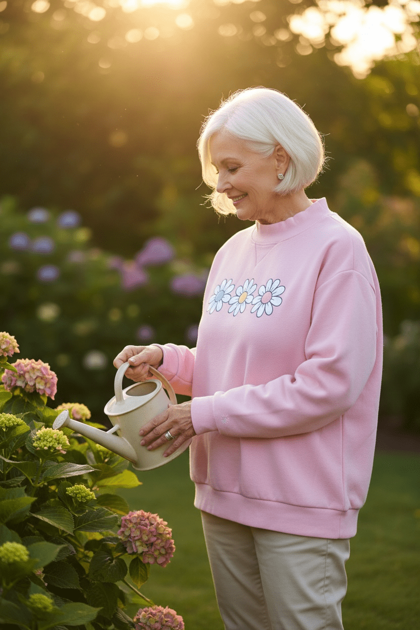 Daisy Days™ Crewneck – Women’s Soft Sweatshirt - SuNise & Co