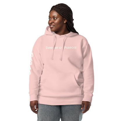 DIFFERENT ON PURPOSE Hoodie In Pink — R.12.1.2 - SuNise & Co