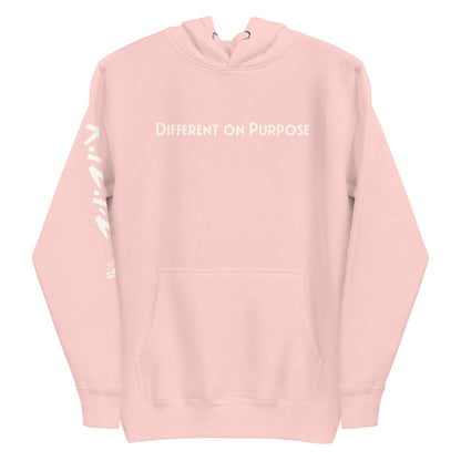 DIFFERENT ON PURPOSE Hoodie In Pink — R.12.1.2 - SuNise & Co