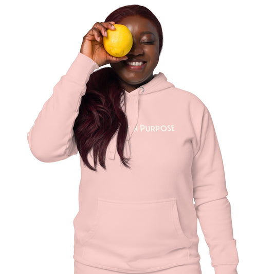 DIFFERENT ON PURPOSE Hoodie In Pink — R.12.1.2 - SuNise & Co