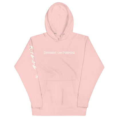 DIFFERENT ON PURPOSE Hoodie In Pink — R.12.1.2 - SuNise & Co