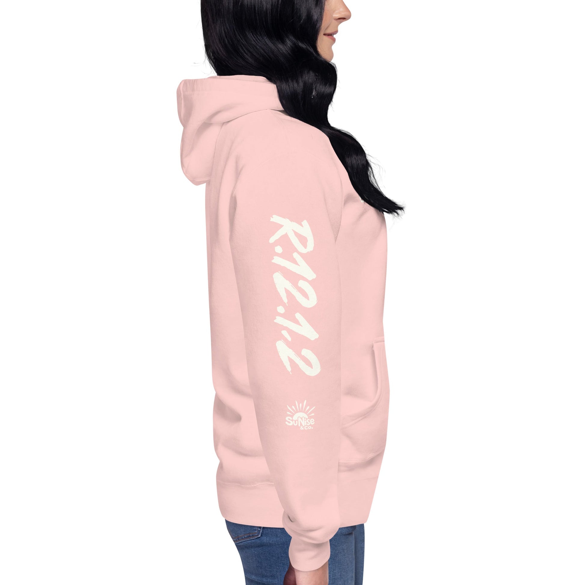 DIFFERENT ON PURPOSE Hoodie In Pink — R.12.1.2 - SuNise & Co
