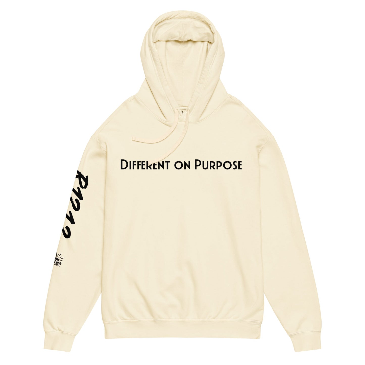 DIFFERENT ON PURPOSE Hoodie — R.12.1.2 - SuNise & Co