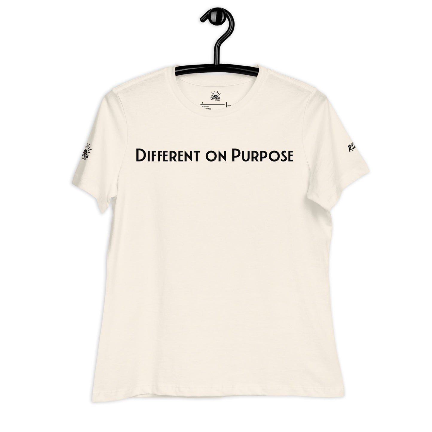 DIFFERENT ON PURPOSE Women's Tee — R.12.1.2 - SuNise & Co
