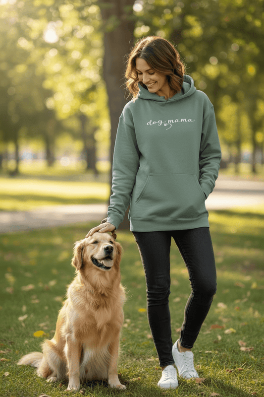 Dog Mama Hoodie – Minimal Pet Lover Sweatshirt - SuNise & Co