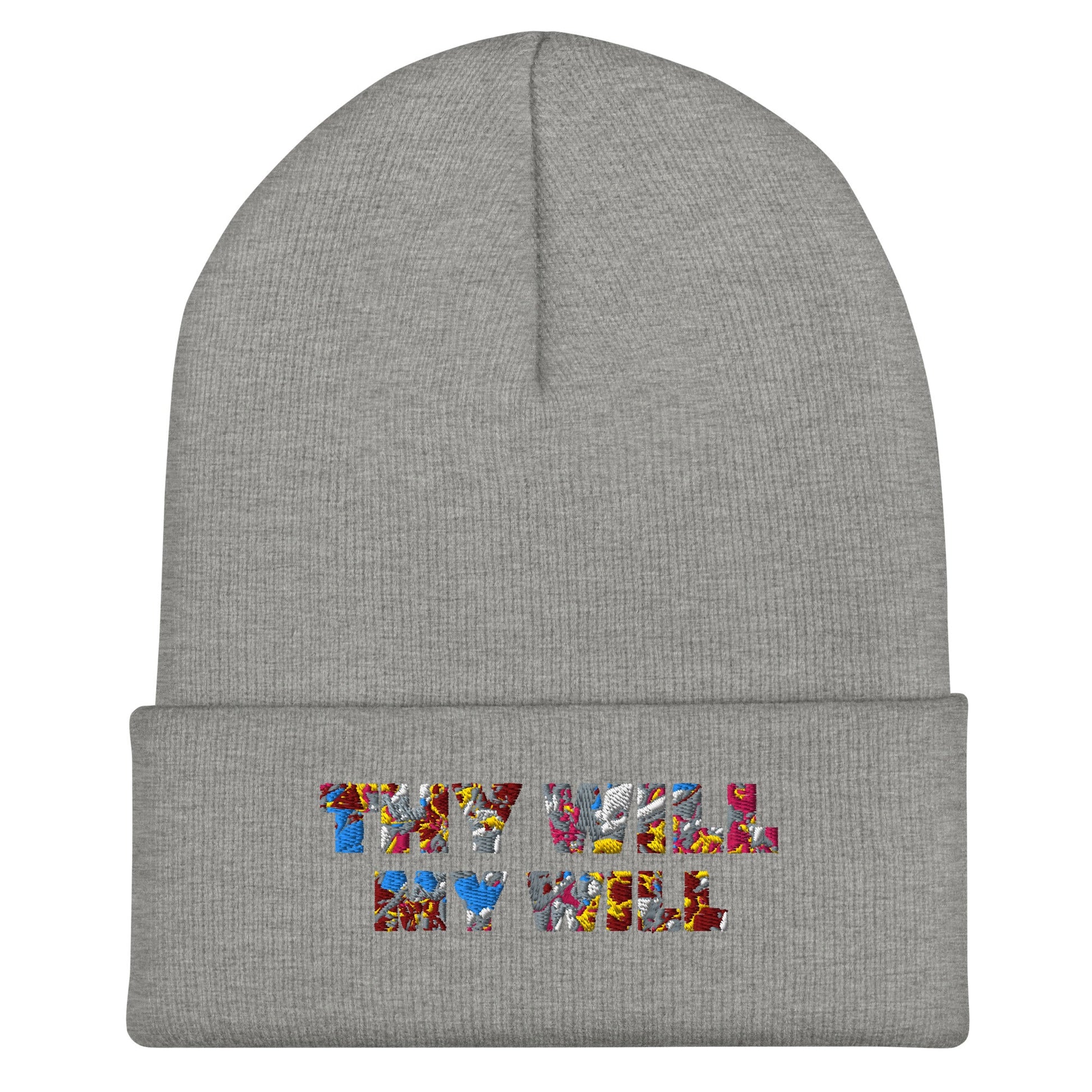 Embroidered 'Thy Will My Will' Beanie - SuNise & Co
