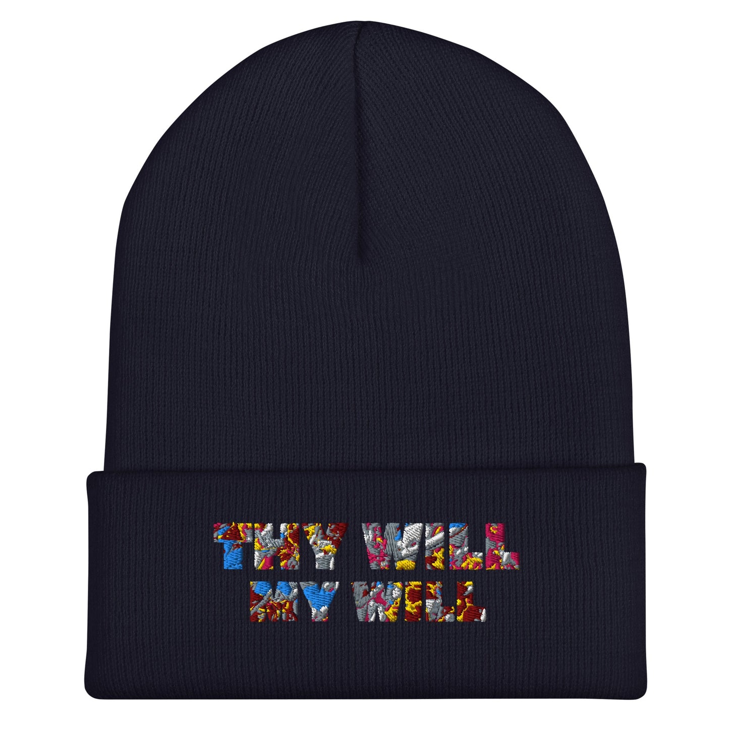 Embroidered 'Thy Will My Will' Beanie - SuNise & Co