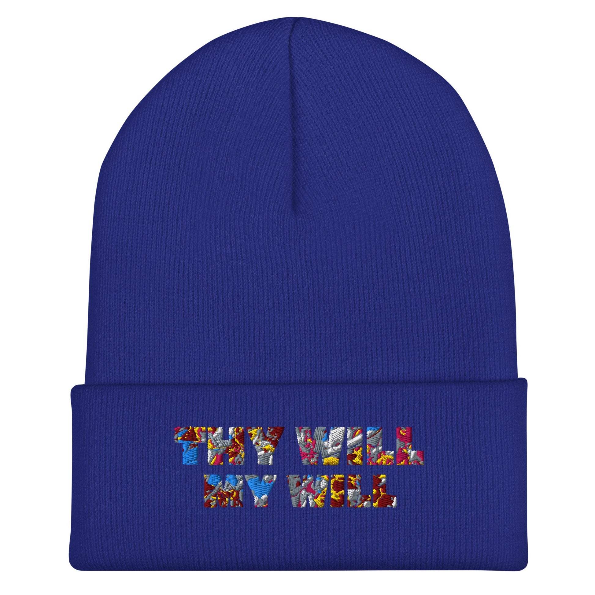 Embroidered 'Thy Will My Will' Beanie - SuNise & Co