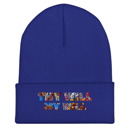 Embroidered 'Thy Will My Will' Beanie - SuNise & Co