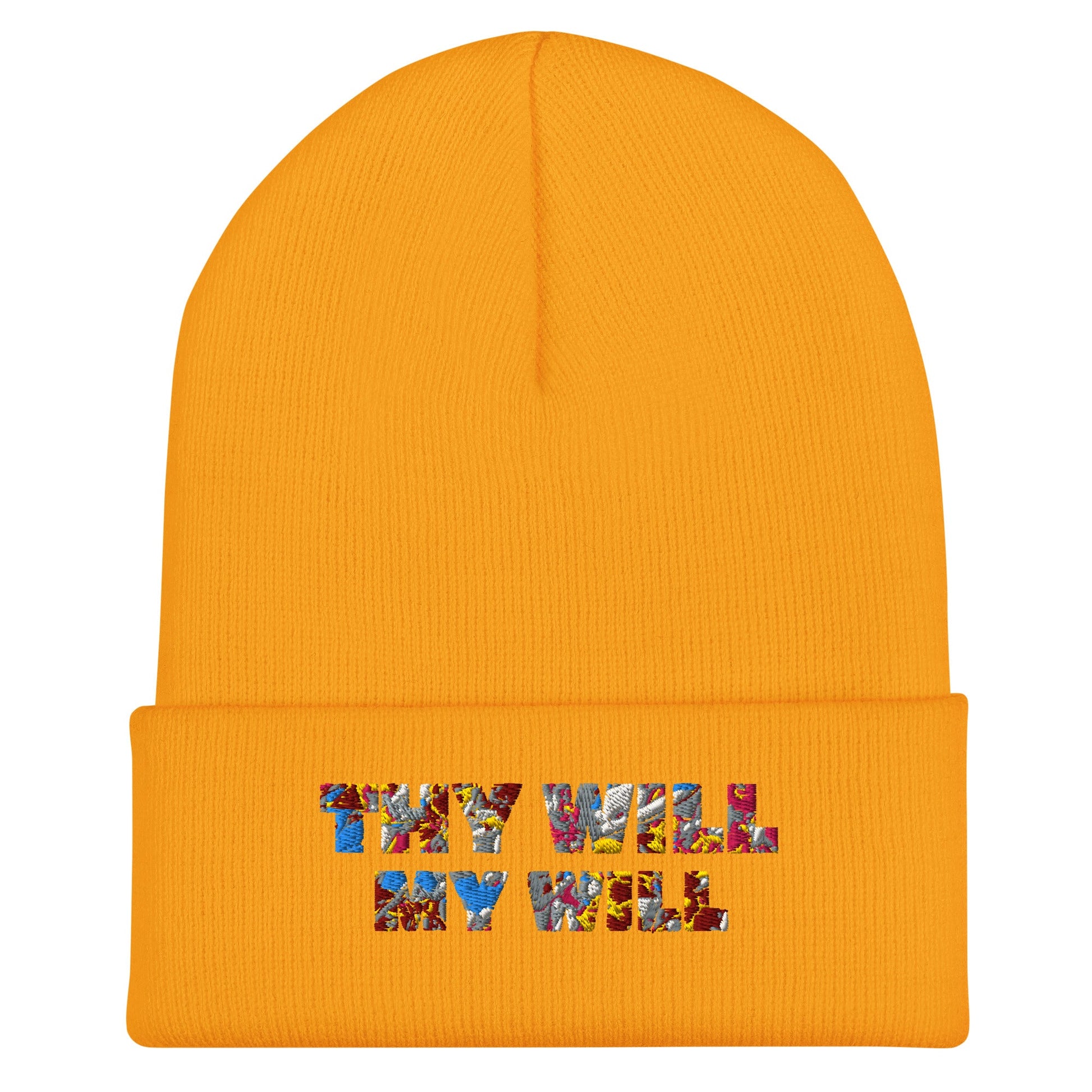 Embroidered 'Thy Will My Will' Beanie - SuNise & Co