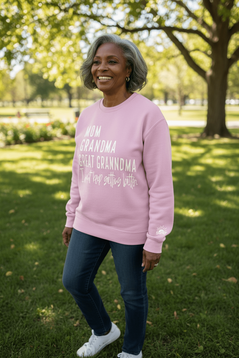 Generations Crewneck – Mom to Great Grandma Legacy Sweatshirt - SuNise & Co