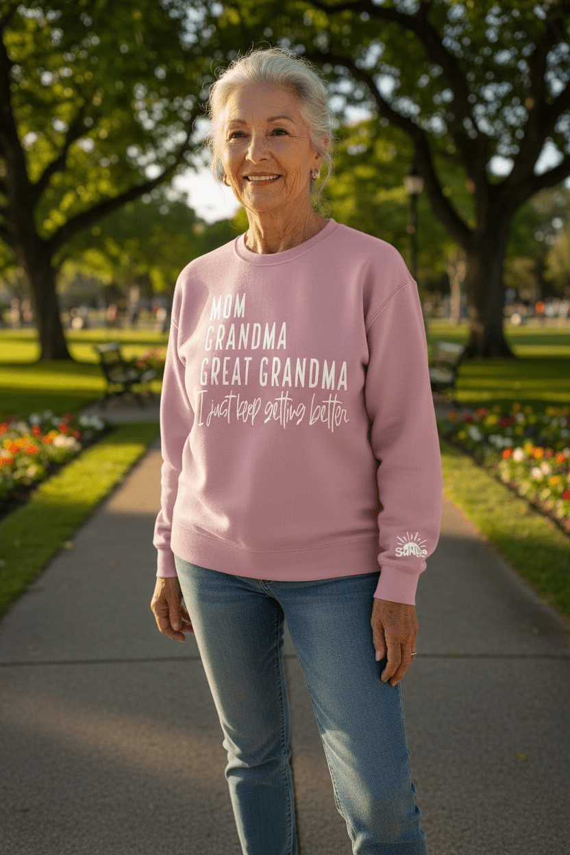 Generations Crewneck – Mom to Great Grandma Legacy Sweatshirt - SuNise & Co