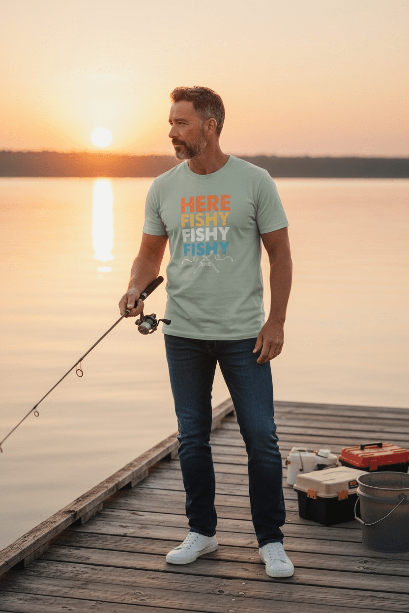 Here Fishy Fishy TShirt - SuNise & Co