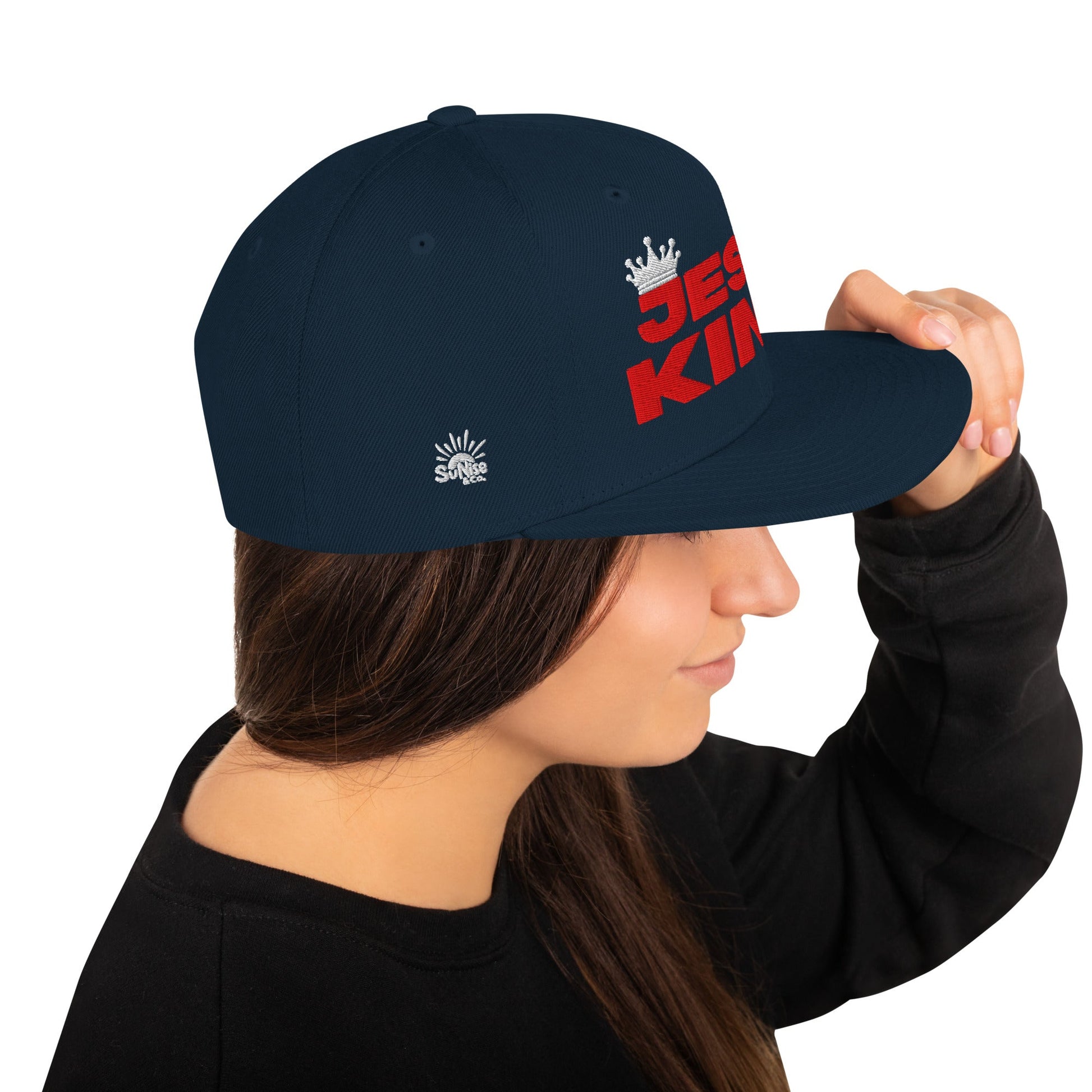 Jesus Is my KING Snapback Hat - SuNise & Co