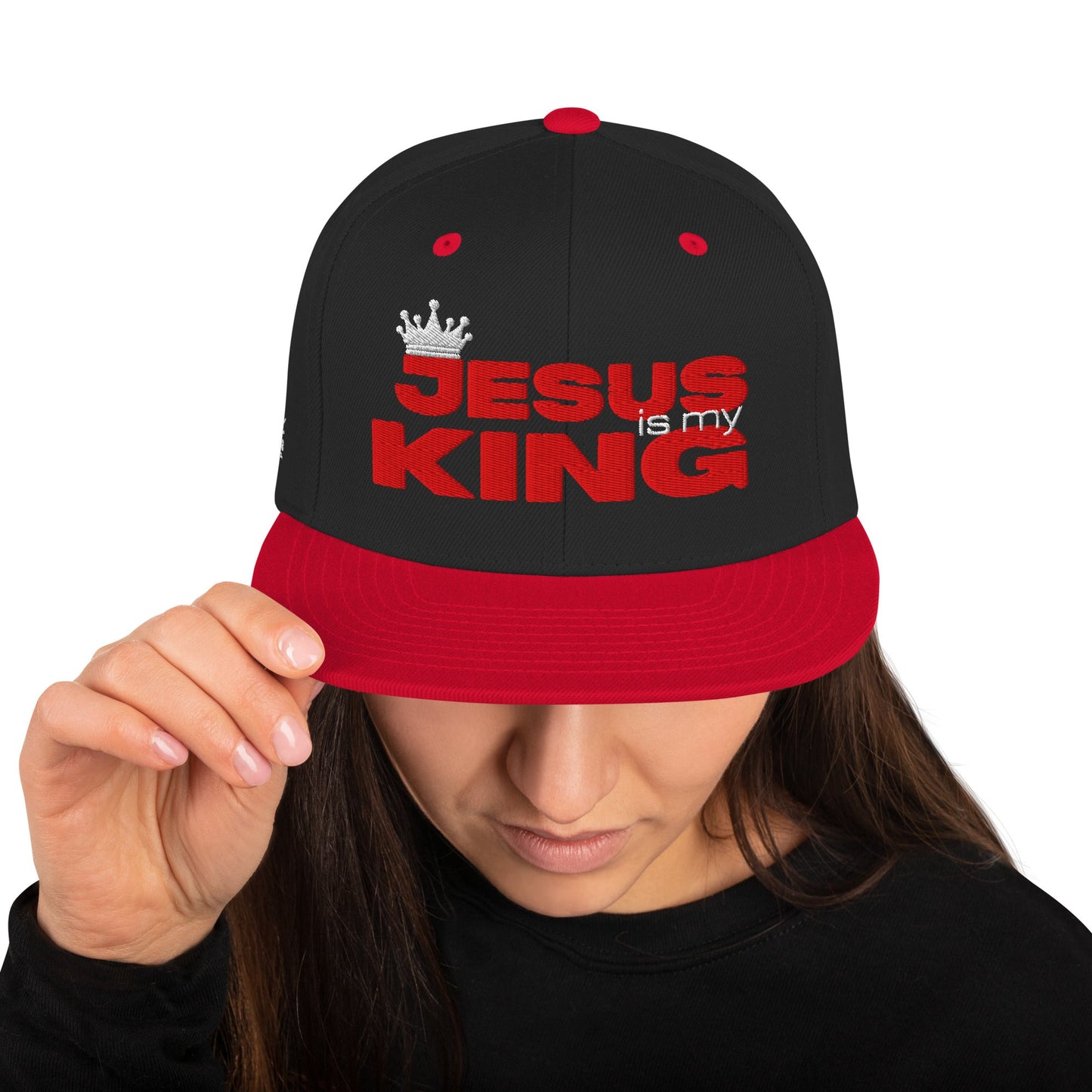 Jesus Is my KING Snapback Hat - SuNise & Co