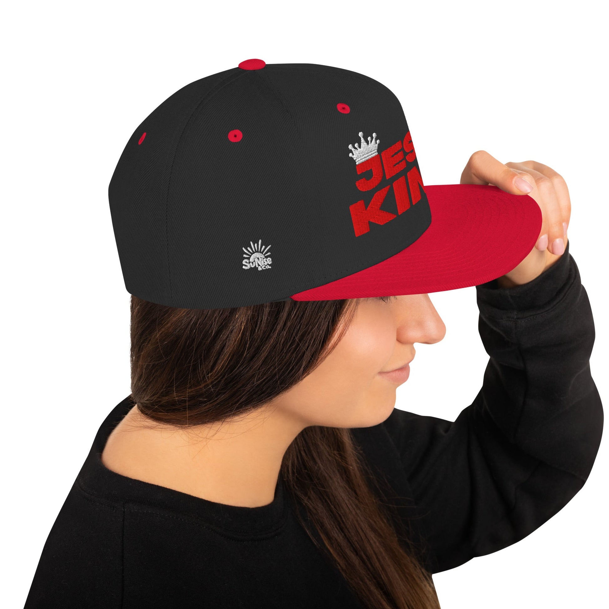 Jesus Is my KING Snapback Hat - SuNise & Co