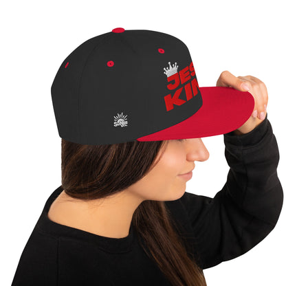 Jesus Is my KING Snapback Hat - SuNise & Co