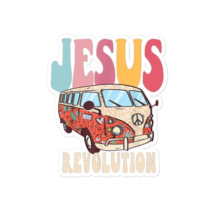 Jesus Revolution Bubble - free stickers - SuNise & Co