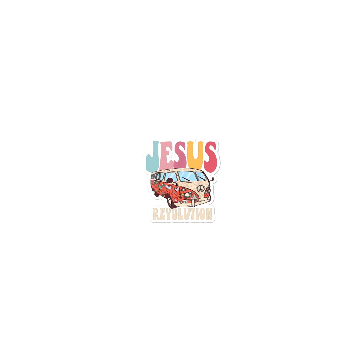 Jesus Revolution Bubble - free stickers - SuNise & Co