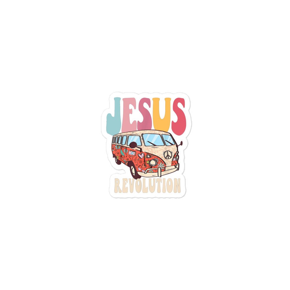 Jesus Revolution Bubble - free stickers - SuNise & Co