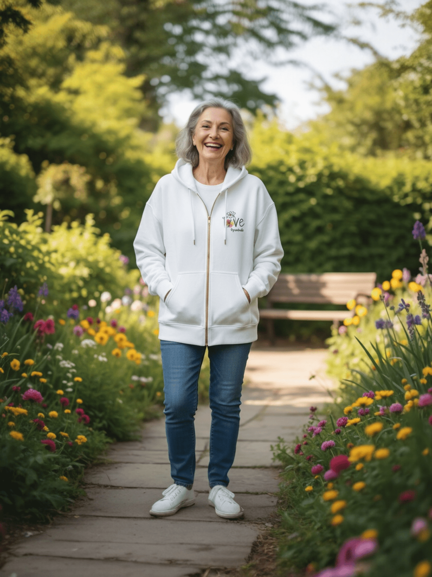 Love Grows Here Zip Hoodie - SuNise & Co