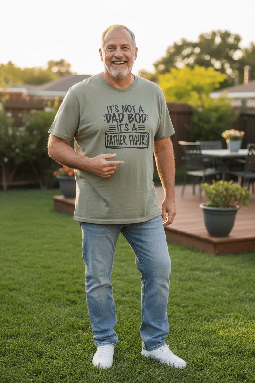 Not a Dad Bod™ Tee – Father Figure Shirt - SuNise & Co