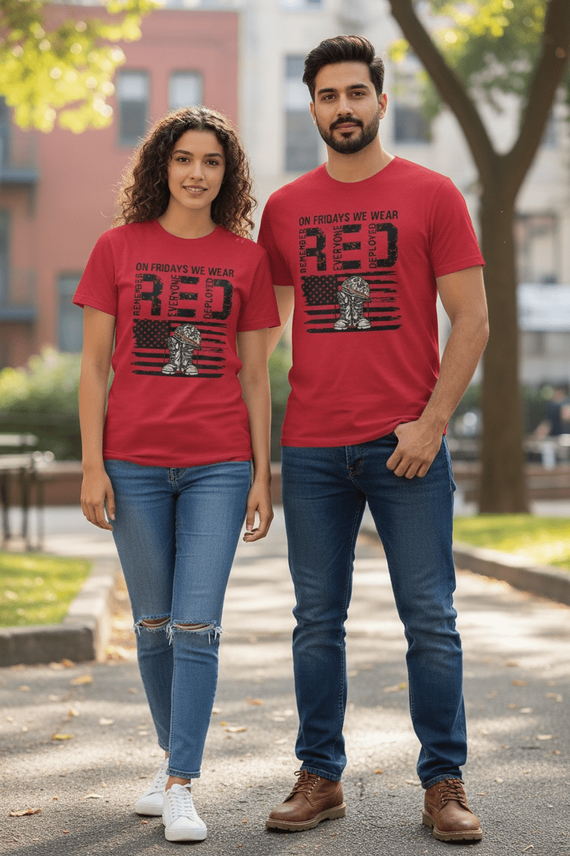 On Fridays We Wear Red™ Tee – Military Support Shirt - SuNise & Co