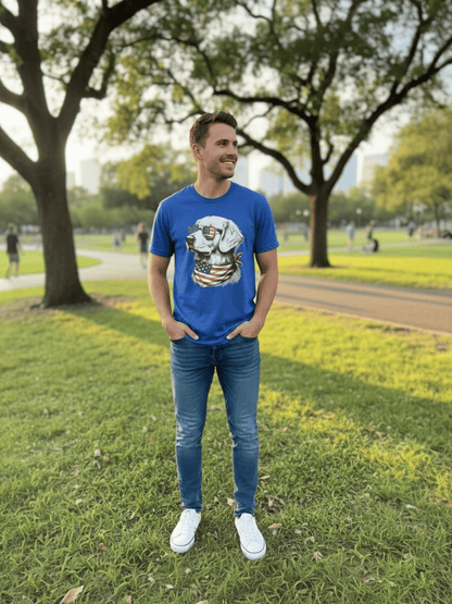 Patriotic Pup Graphic Tee - SuNise & Co