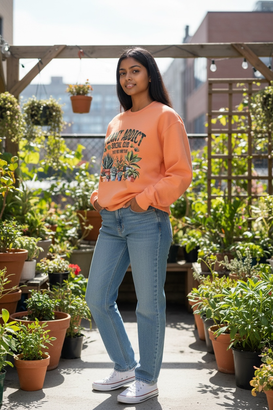 Plant Addict Social Club Crewneck Sweatshirt - SuNise & Co