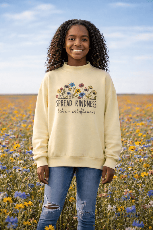 Spread Kindness™ Crewneck – Everyday Statement Sweatshirt - SuNise & Co