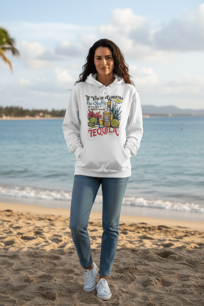 Tequila State of Mind Hoodie – Vacation Graphic Sweatshirt - SuNise & Co