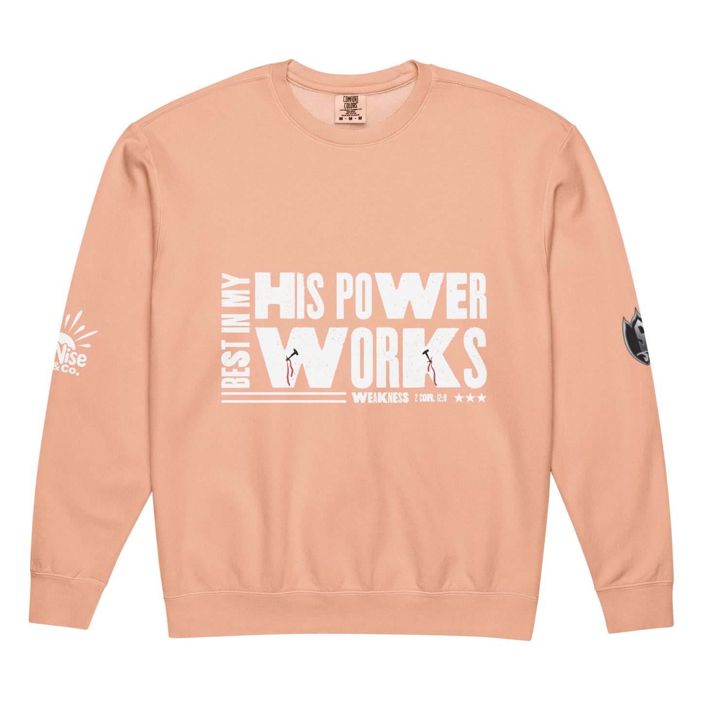 Unisex garment - dyed fleece crewneck sweatshirt - SuNise & Co