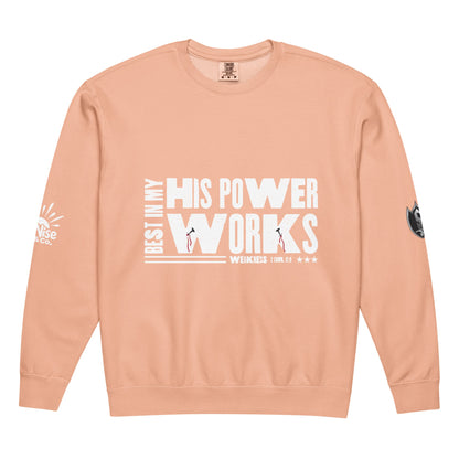 Unisex garment - dyed fleece crewneck sweatshirt - SuNise & Co