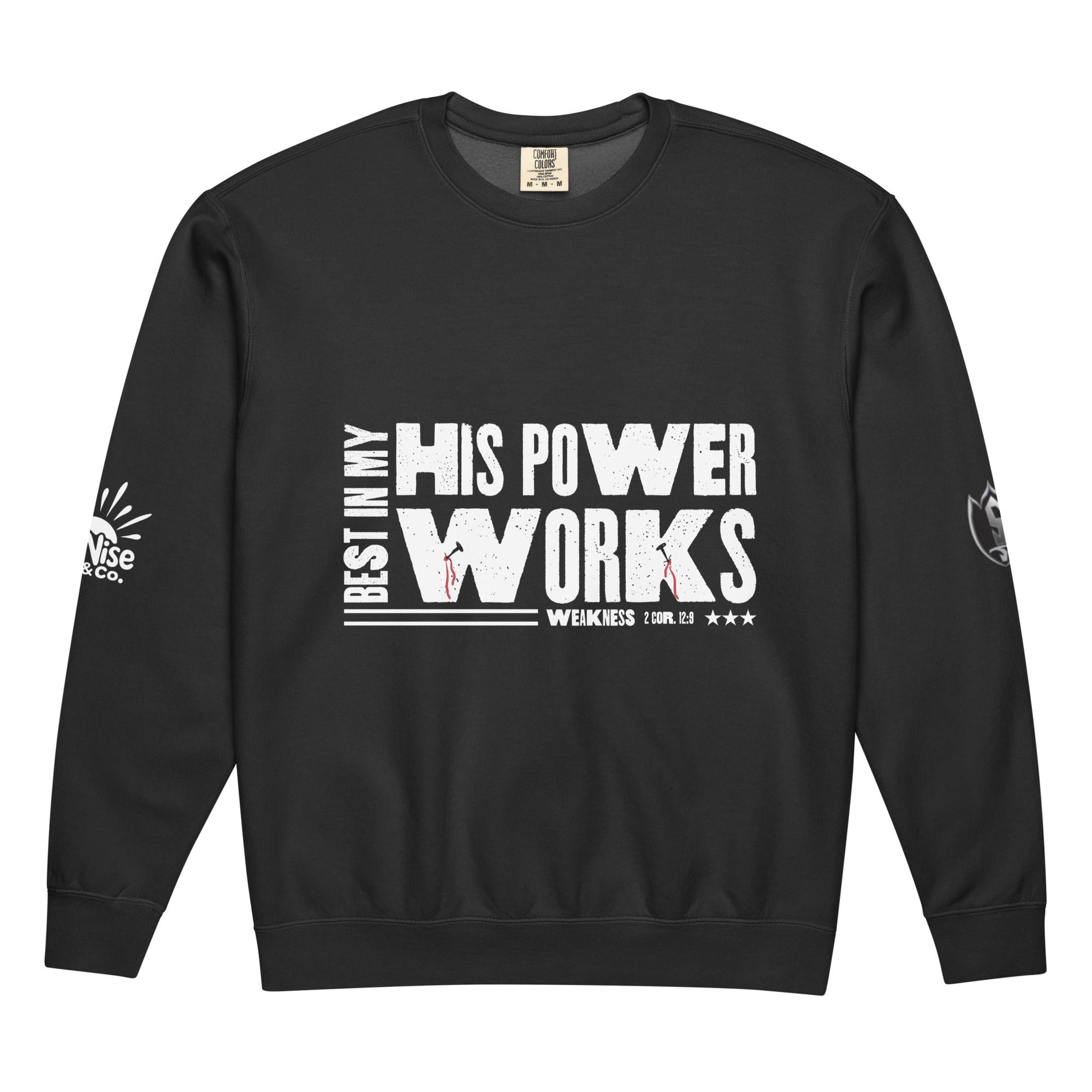 Unisex garment - dyed fleece crewneck sweatshirt - SuNise & Co