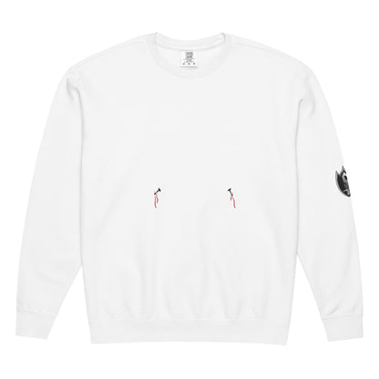 Unisex garment - dyed fleece crewneck sweatshirt - SuNise & Co