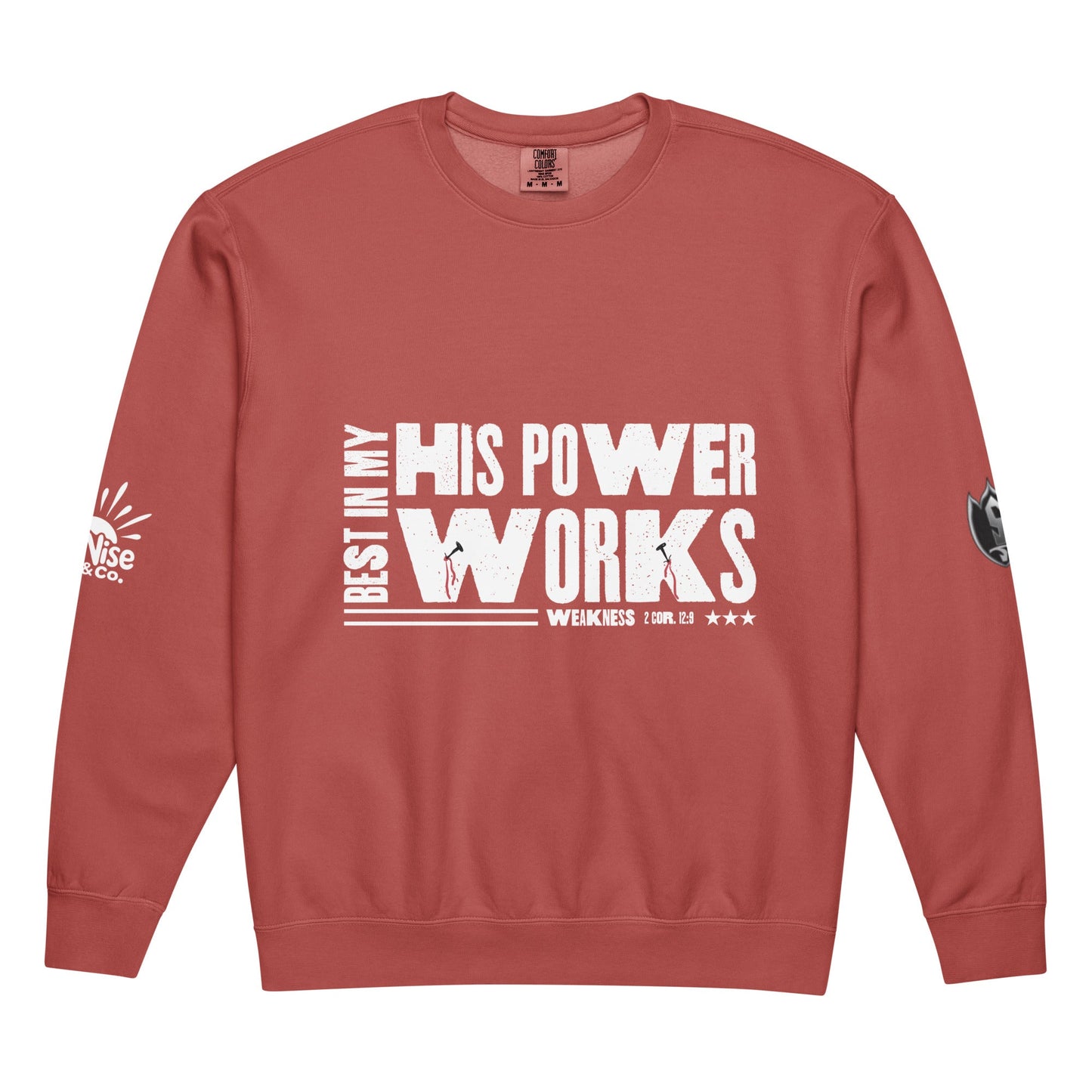 Unisex garment - dyed fleece crewneck sweatshirt - SuNise & Co