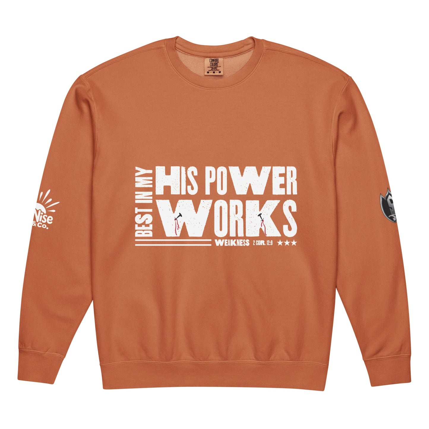 Unisex garment - dyed fleece crewneck sweatshirt - SuNise & Co