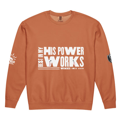 Unisex garment - dyed fleece crewneck sweatshirt - SuNise & Co