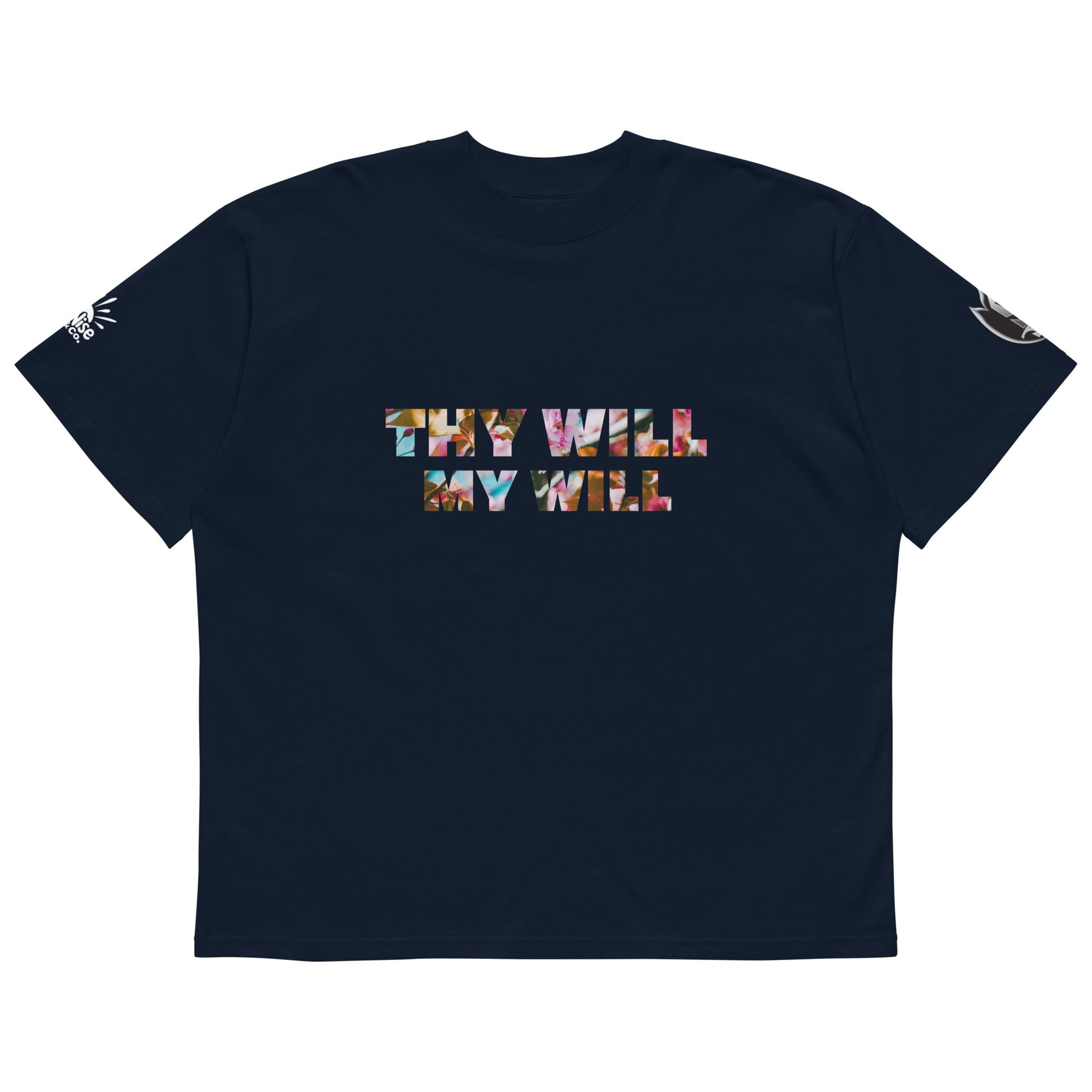 Unisex organic oversized high neck t-shirt - SuNise & Co